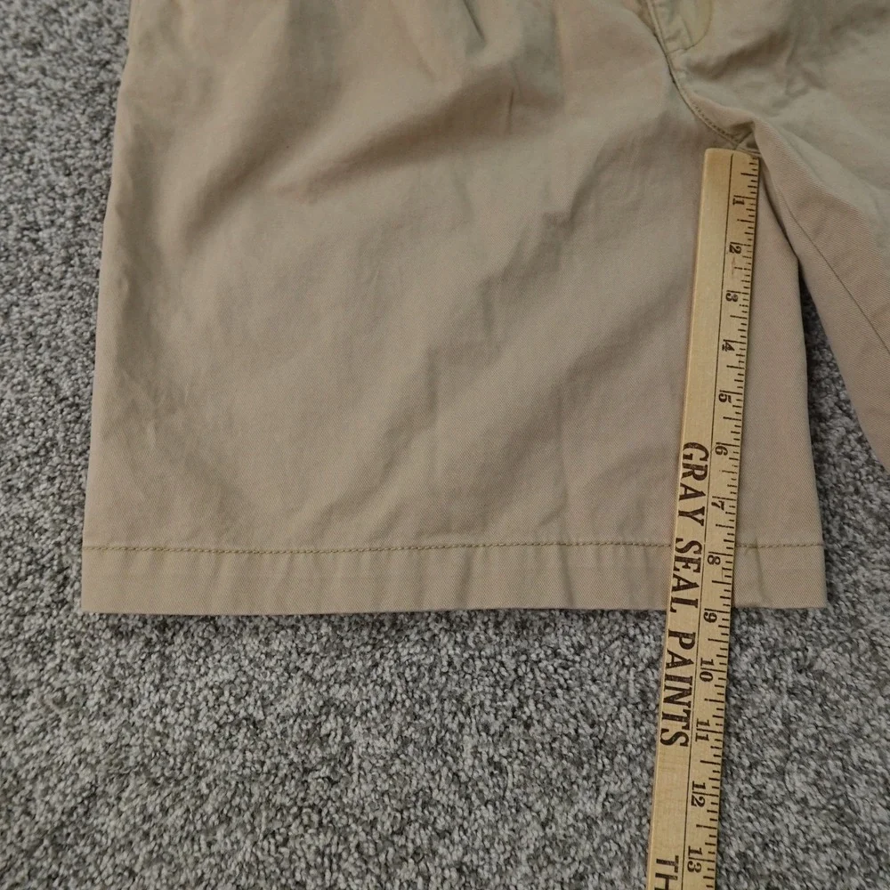 NEW Polo Ralph Lauren Shorts Mens 35 Brown Beige Tan Chino Golf Preppy Pleated